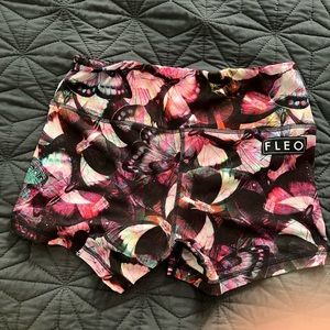 Fleo Shorts Butterfly Daydream Power High Rise - Med